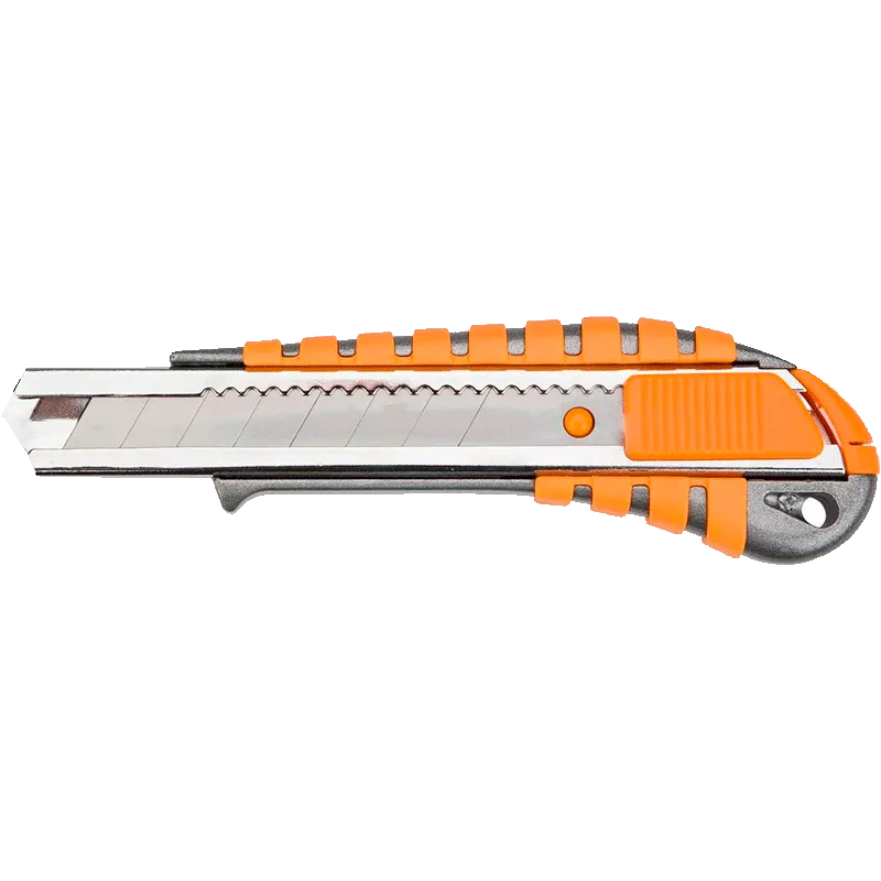 Нож NEO с отламывающимся лезвием, 18 мм, металлический корпус (63-011)