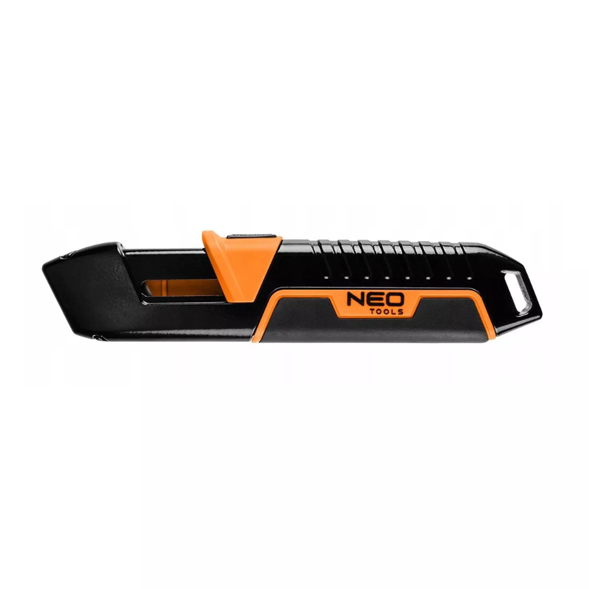 Нож NEO TOOLS с трапециевидным лезвием, безопасный (63-704) Нож NEO TOOLS с трапециевидным лезвием, безопасный (63-704)