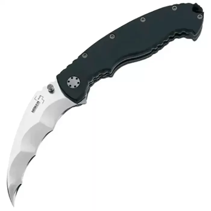 Ніж складний Boker Plus Bat-Man Karambit (довжина: 209мм, лезо: 95мм), чорний (227-1091) Ніж складний Boker Plus Bat-Man Karambit (довжина: 209мм, лезо: 95мм), чорний (227-1091)