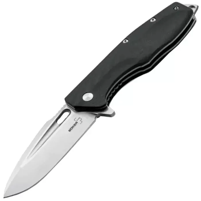 Ніж складний Boker Plus Caracal Folder (довжина: 213мм, лезо: 87мм), чорний (227-1095)