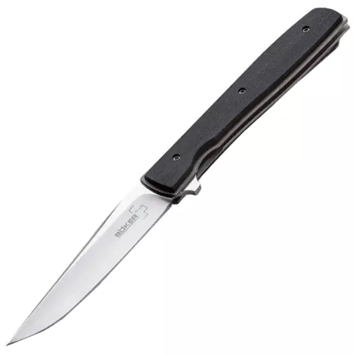 Ніж складаний Boker Plus Urban Trapper (довжина: 196мм, лезо: 86мм), чорний (227-1147_g10) Ніж складаний Boker Plus Urban Trapper (довжина: 196мм, лезо: 86мм), чорний (227-1147_g10)