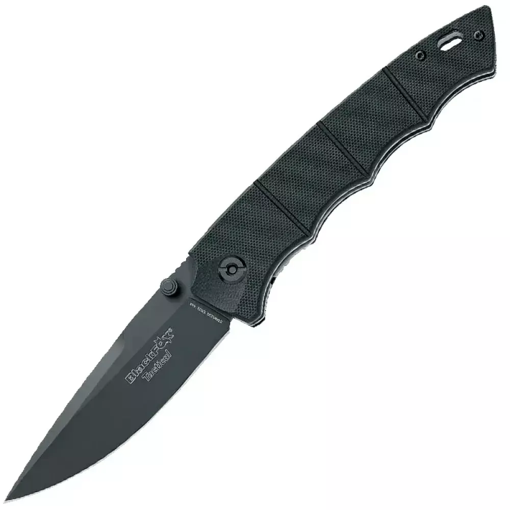 Ніж складний Fox BF-705B (довжина: 225мм, лезо: 90мм, чорне), чорний (127-1023_black) Ніж складний Fox BF-705B (довжина: 225мм, лезо: 90мм, чорне), чорний (127-1023_black)