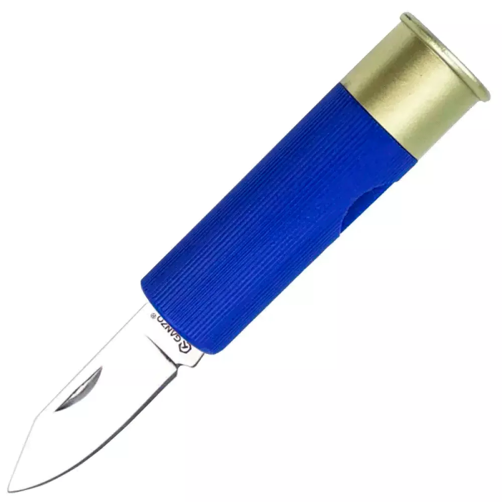 Нож складной Ganzo G624M (длина: 102мм, лезвие: 42мм, сатин), синий (16-1036-blue)