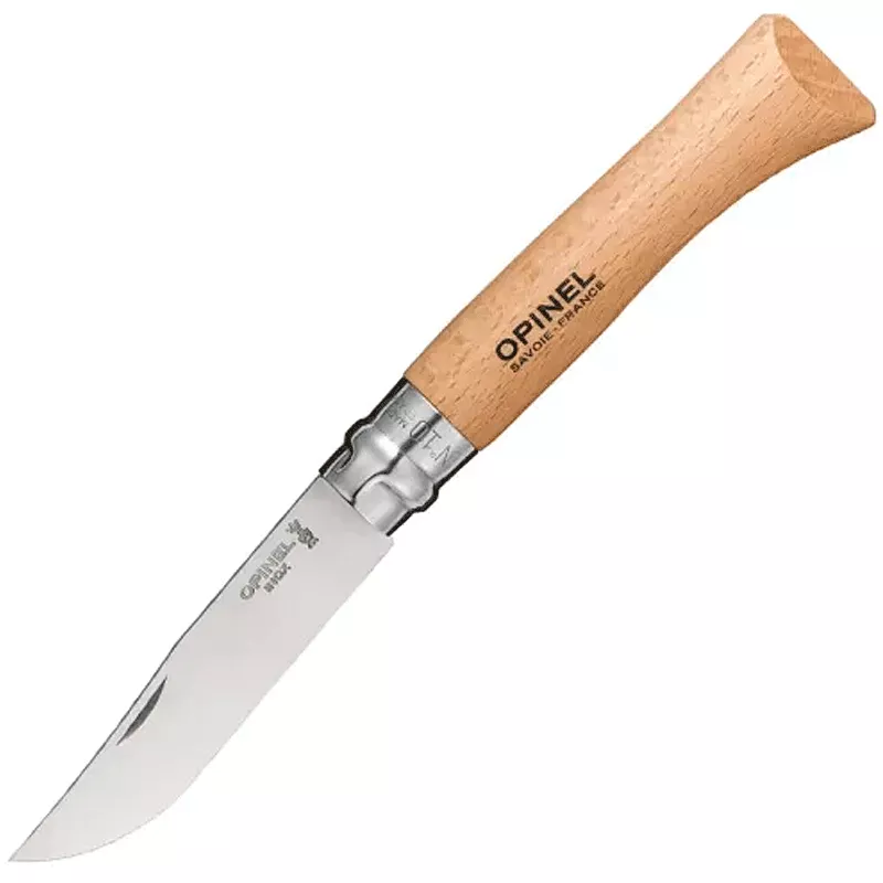 Ніж складний Opinel №10 Inox (довжина: 210мм, лезо: 100мм), бук (232-1024_beech) Ніж складний Opinel №10 Inox (довжина: 210мм, лезо: 100мм), бук (232-1024_beech)
