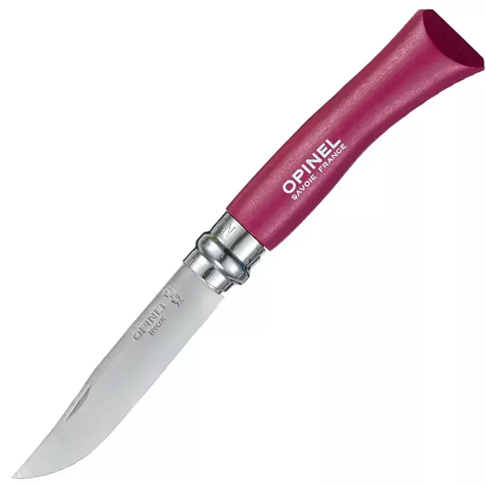 Ніж складний Opinel №7 Inox (довжина: 185мм, лезо: 80мм), пурпурний (232-1010_purple) Ніж складний Opinel №7 Inox (довжина: 185мм, лезо: 80мм), пурпурний (232-1010_purple)