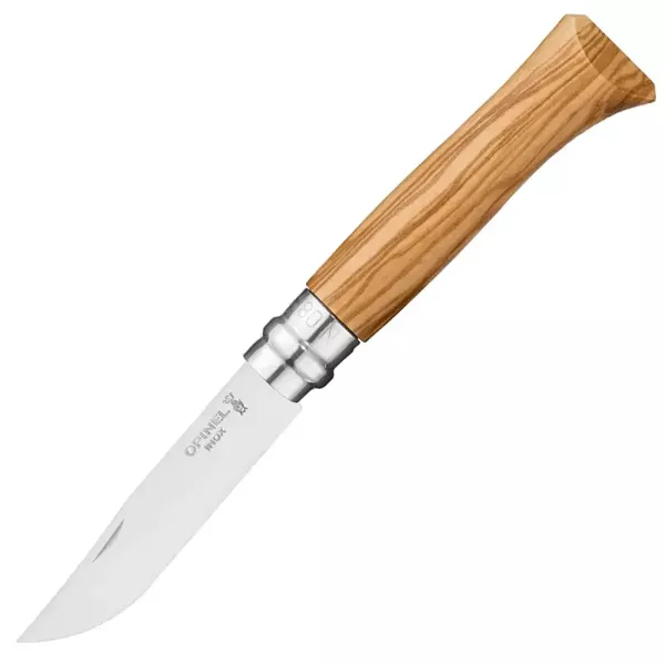 Ніж складний Opinel №8 Inox (довжина: 190мм, лезо: 85мм), олива (232-1037_olive) Ніж складний Opinel №8 Inox (довжина: 190мм, лезо: 85мм), олива (232-1037_olive)