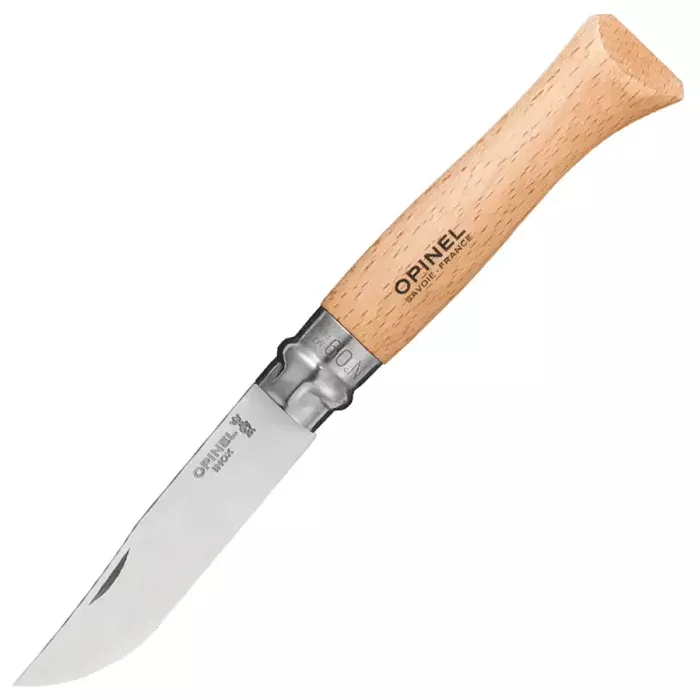 Ніж складний Opinel №9 Inox (довжина: 205мм, лезо: 90мм), бук (232-1041) Ніж складний Opinel №9 Inox (довжина: 205мм, лезо: 90мм), бук (232-1041)