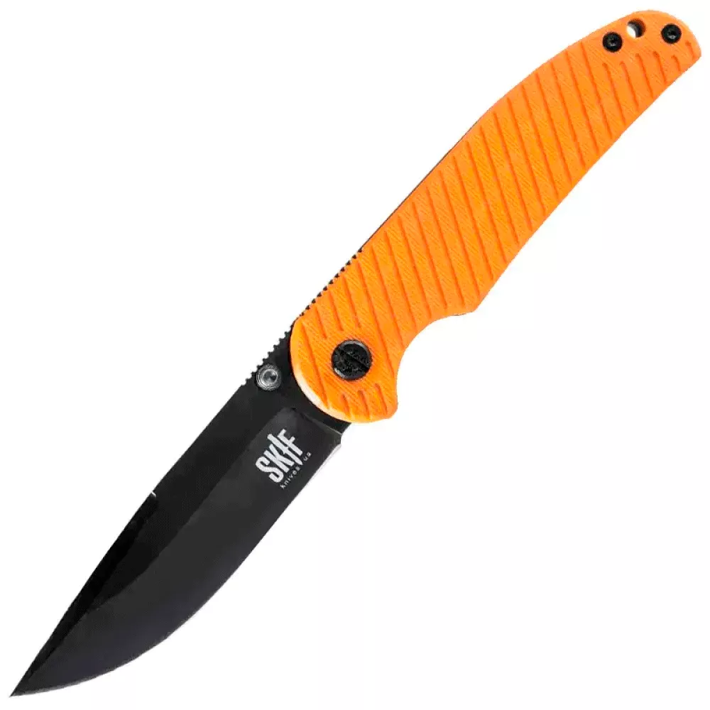 Нож складной Skif Assistant 732H (длина: 230мм, лезвие: 100мм), оранжевый (224-1018_H-bl-orange)