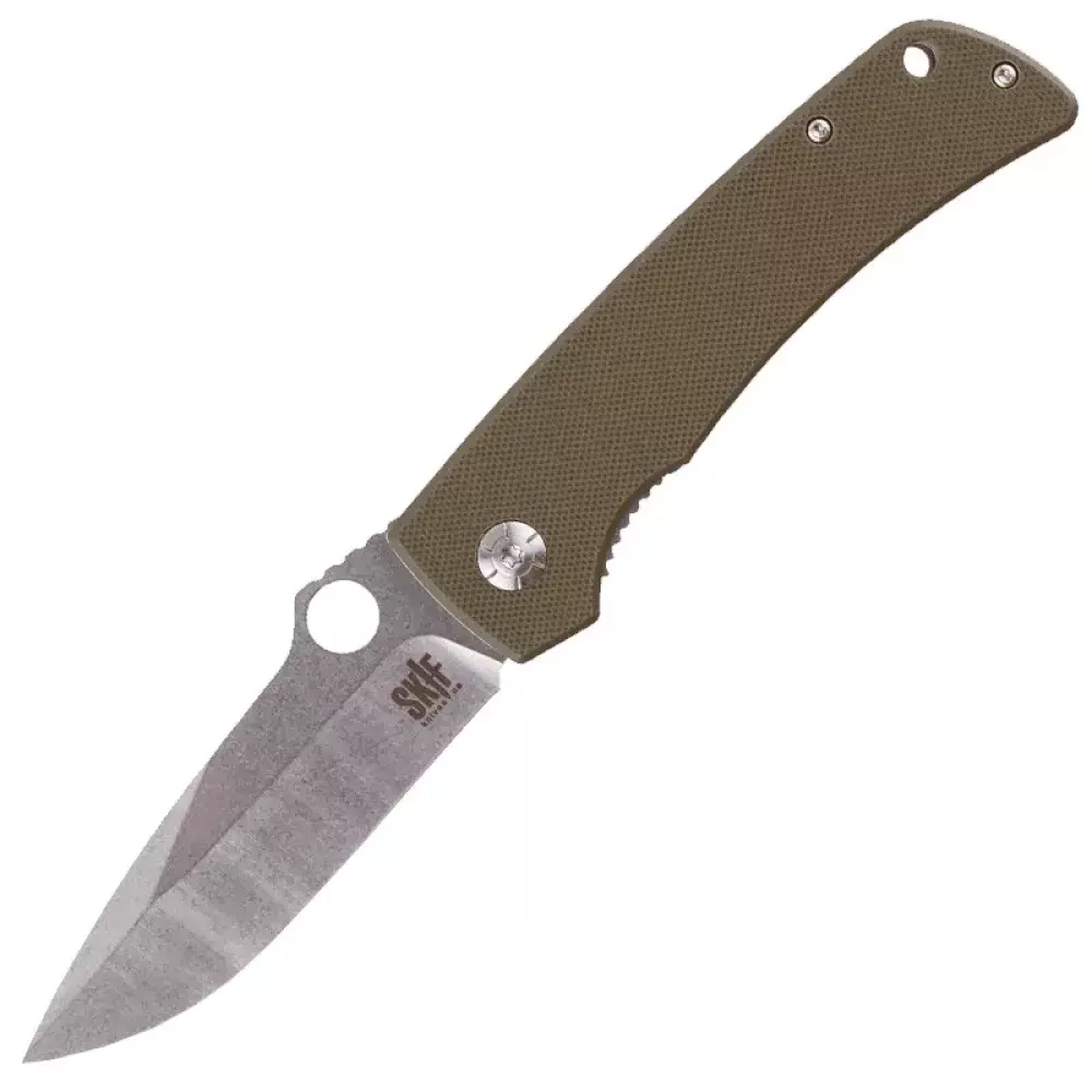 Нож складной Skif Hole (длина: 205мм, лезвие: 90мм), оливковый (224-1033_olive) Нож складной Skif Hole (длина: 205мм, лезвие: 90мм), оливковый (224-1033_olive)