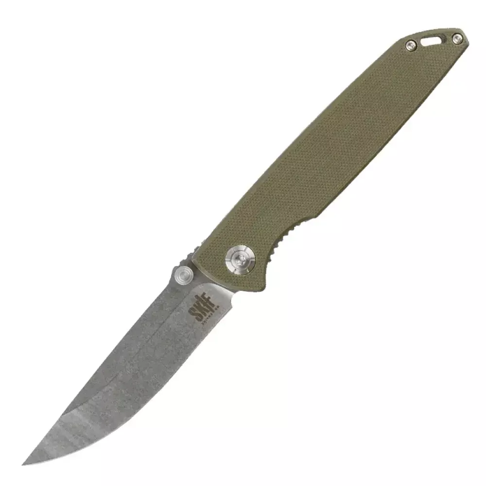 Ніж складаний Skif Stylus (довжина: 205мм, лезо: 90мм), оливковий (224-1051_olive) Ніж складаний Skif Stylus (довжина: 205мм, лезо: 90мм), оливковий (224-1051_olive)