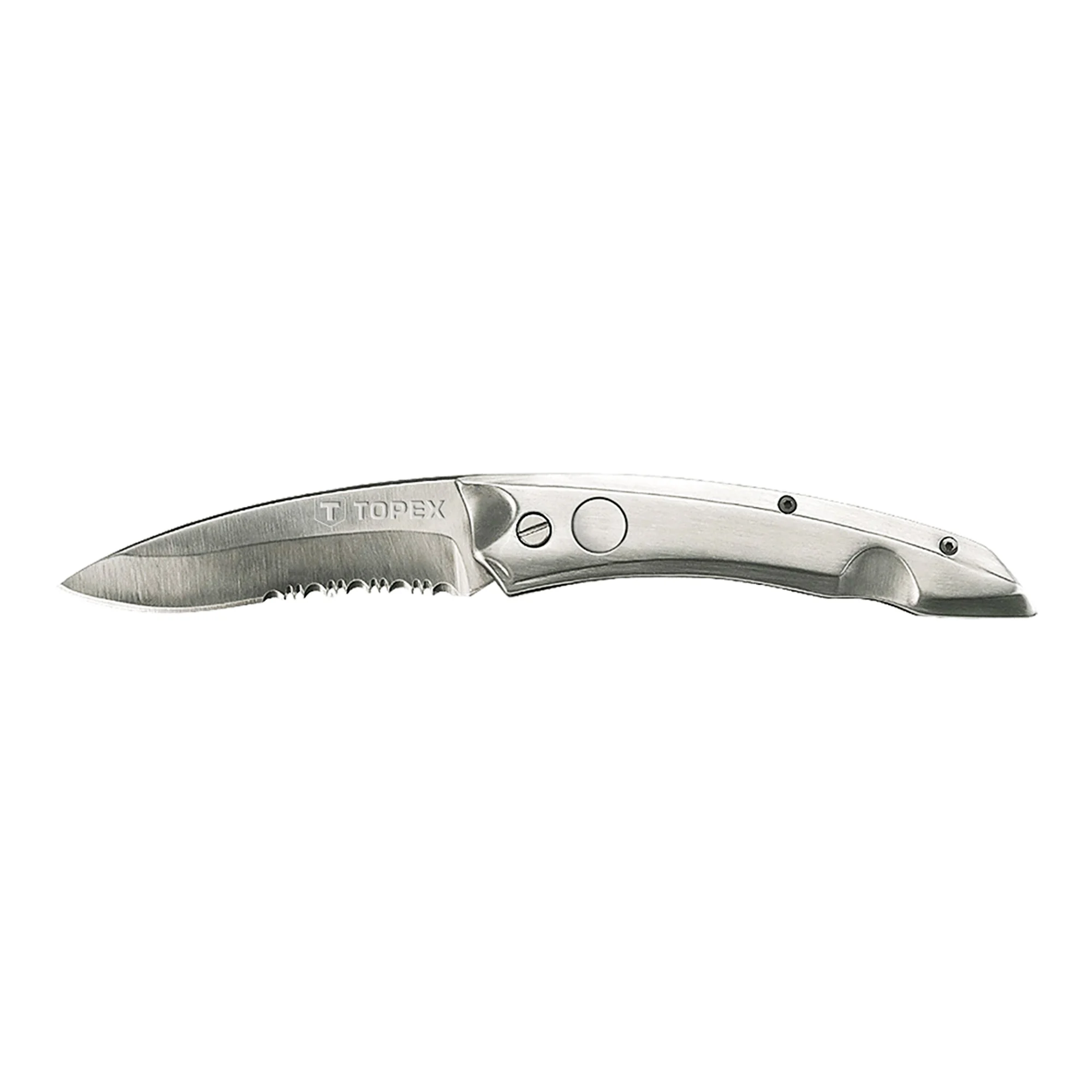 Нож универсальный ТОРЕХ, лезвие 80 мм, пружинный (98Z110)