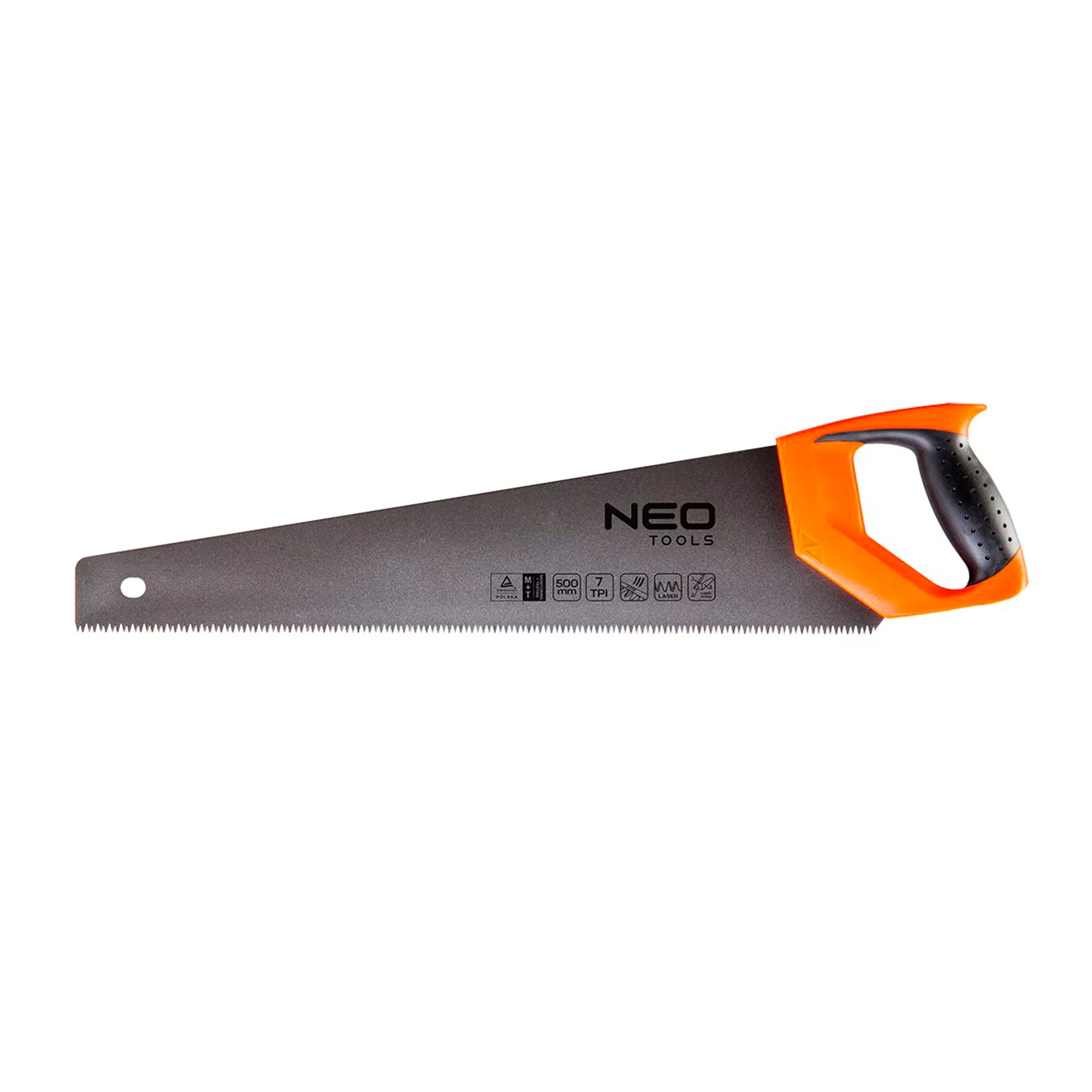 Ножовка по дереву NEO TOOLS, 500 мм, 7TPI, PTFE (41-021)