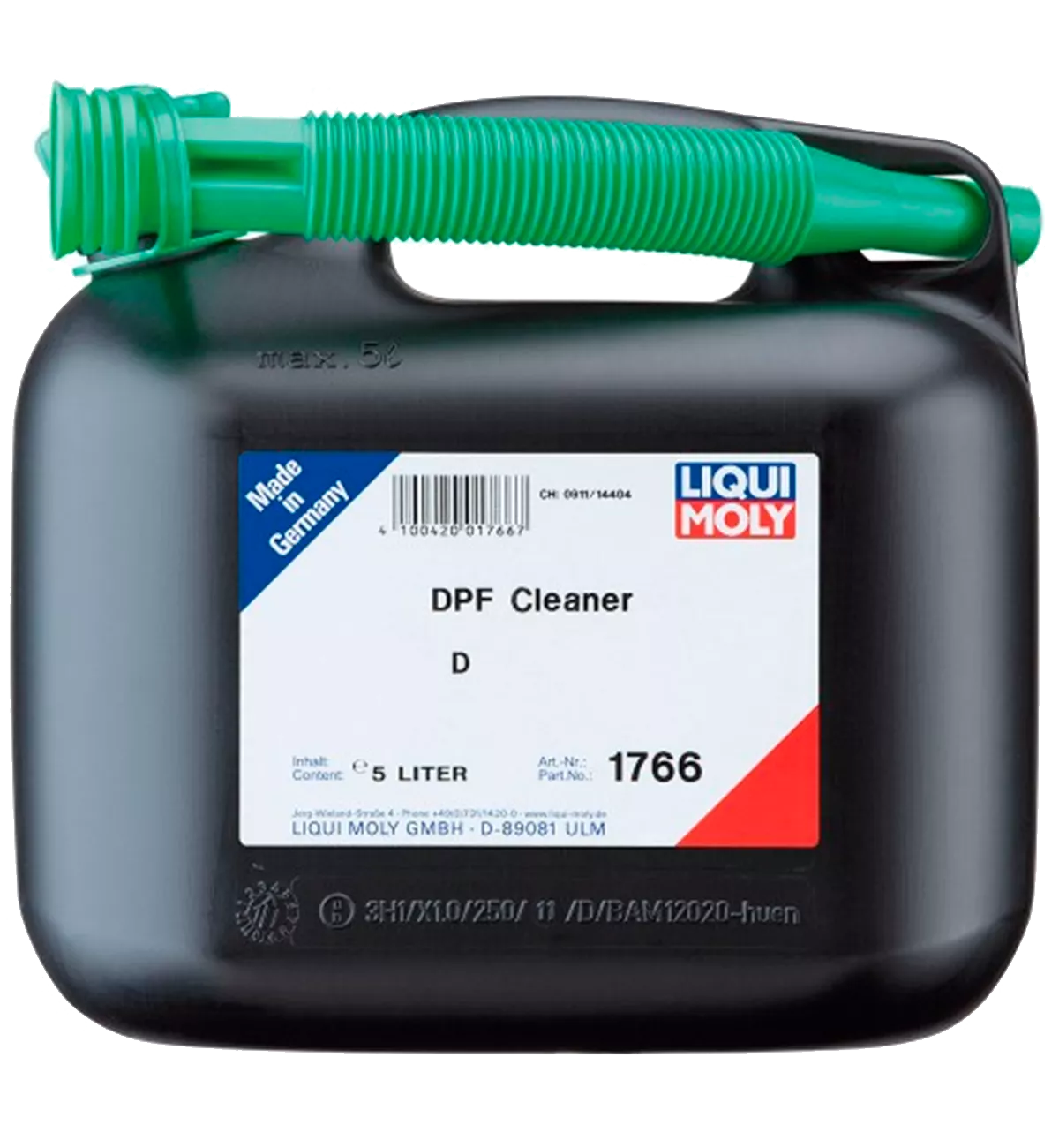 Очищувач DPF фільтрів Liqui Moly DPF Cleaner 5 л (1766) Очищувач DPF фільтрів Liqui Moly DPF Cleaner 5 л (1766)