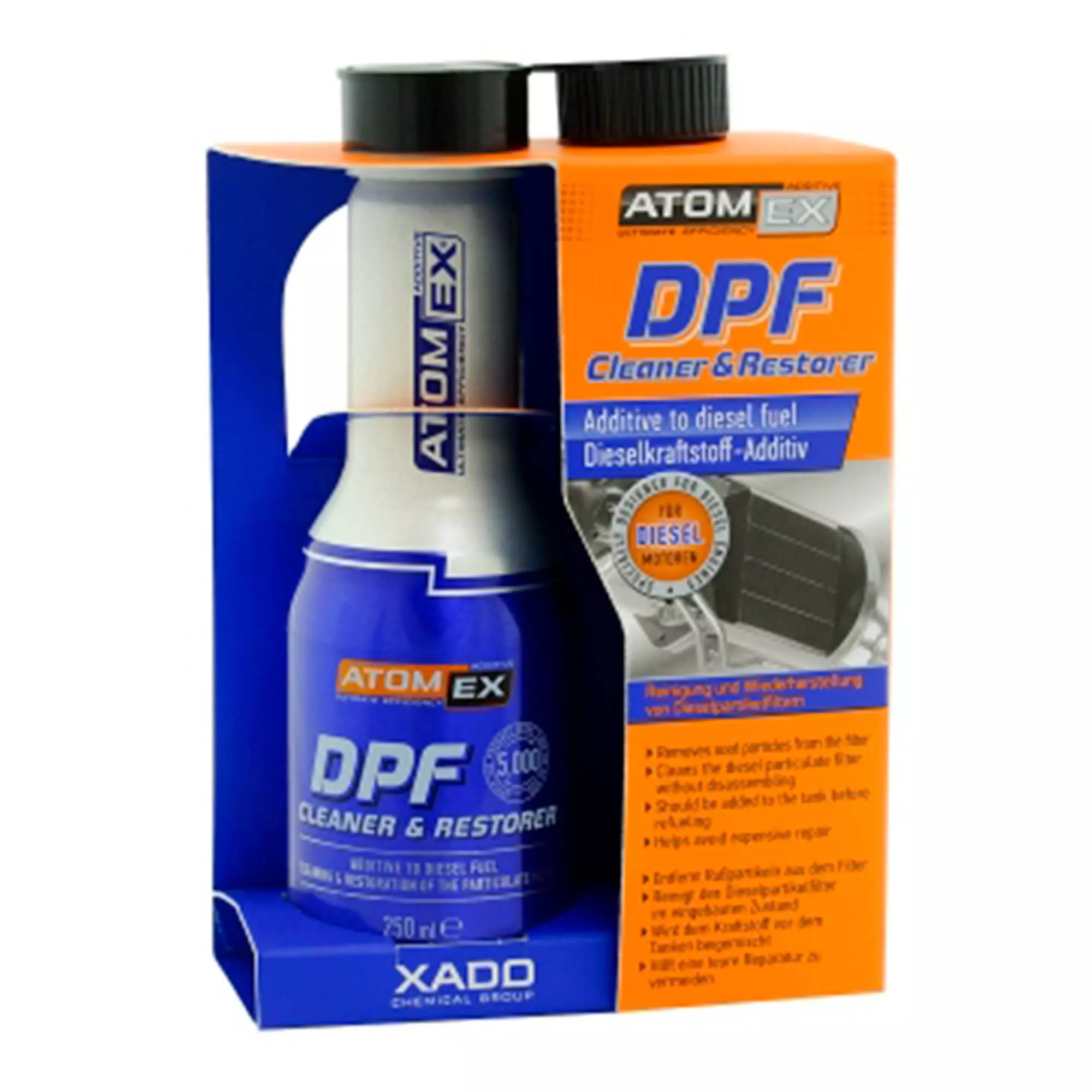 Очищувач сажового фільтра XADO Atomex DPF Cleaner 250 мл (XA 30027) Очищувач сажового фільтра XADO Atomex DPF Cleaner 250 мл (XA 30027)