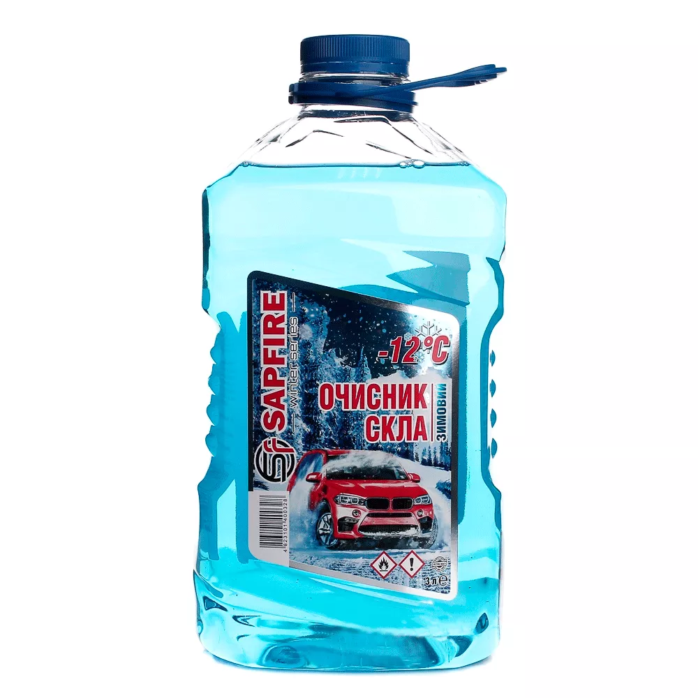 Очиститель стекла SAPFIRE -12° С морской бриз 3 л (400328)