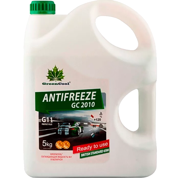 Антифриз Green Cool GC2010 G11 -40°C зеленый 5л (791661) Антифриз Green Cool GC2010 G11 -40°C зеленый 5л (791661)