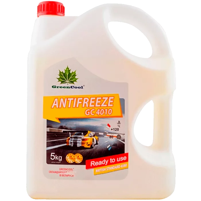 Антифриз Green Cool GC4010 G12 -40°C желтый 5л (752170) Антифриз Green Cool GC4010 G12 -40°C желтый 5л (752170)
