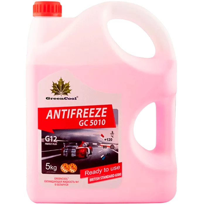 Антифриз Green Cool GC5010 G12 -40°C красный 5л (791685) Антифриз Green Cool GC5010 G12 -40°C красный 5л (791685)
