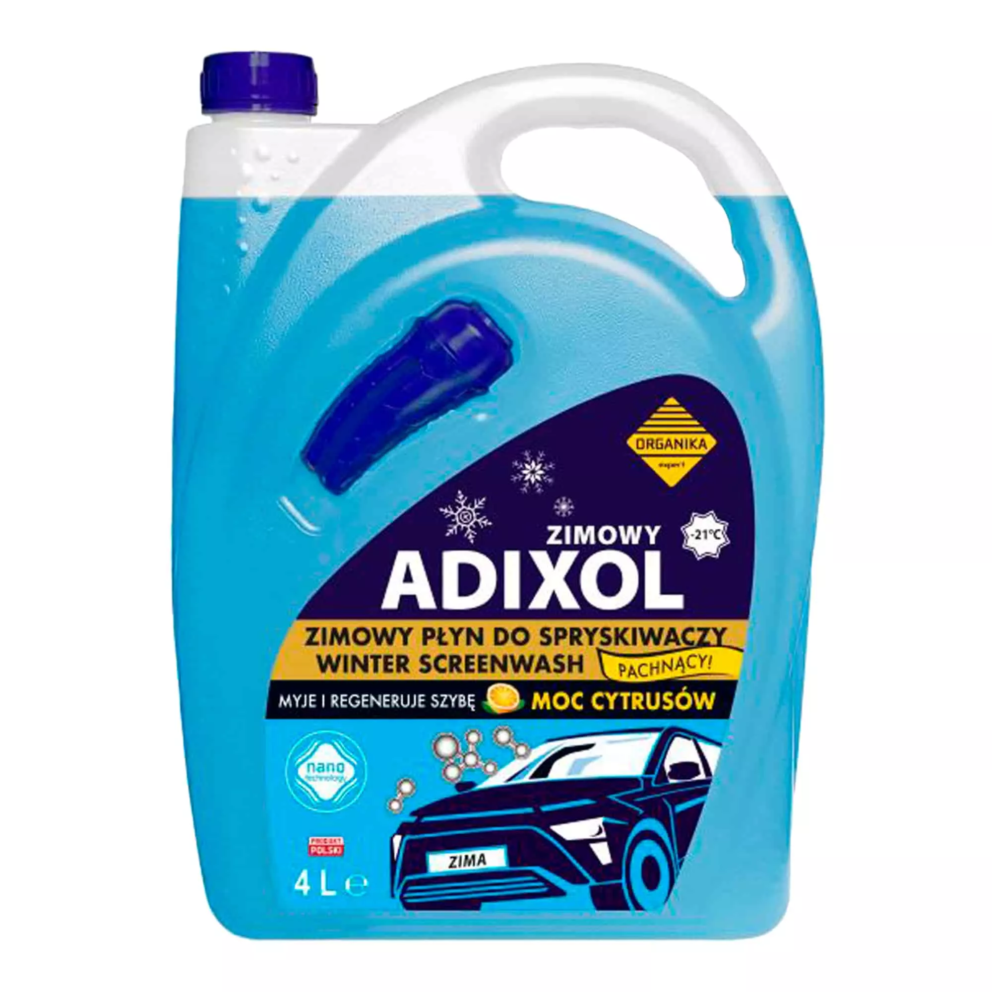 Омивач скла Adixol Organika -21°C 4л (007953) Омивач скла Adixol Organika -21°C 4л (007953)
