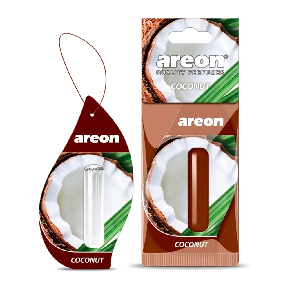 Освежитель воздуха AREON "LIQUID" жидкий, листок Coconut 5ml (LR18)