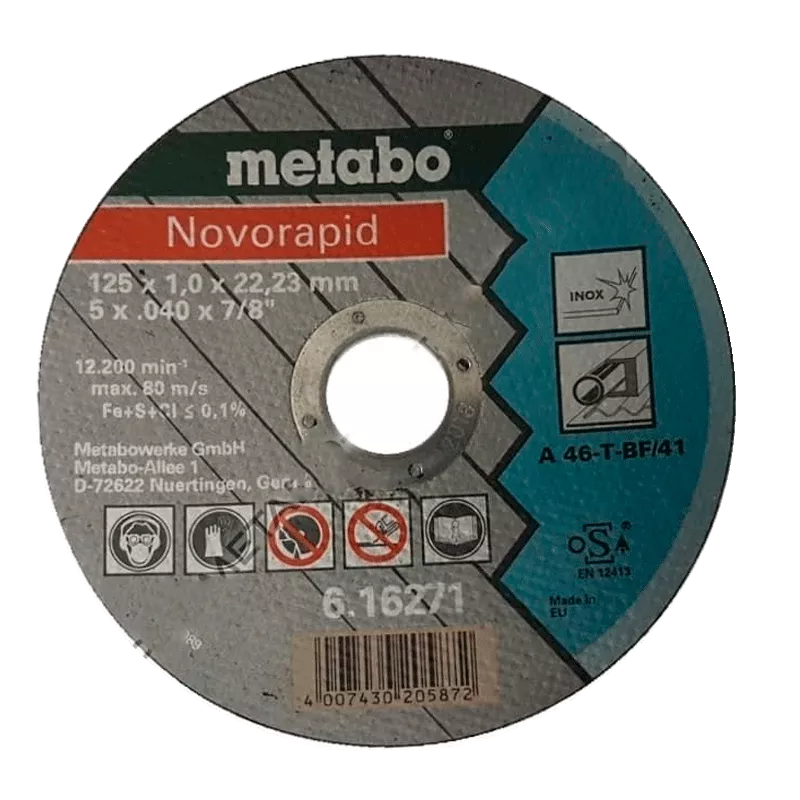 Отрезной круг METABO Novorapid 125 мм (616271000) Отрезной круг METABO Novorapid 125 мм (616271000)