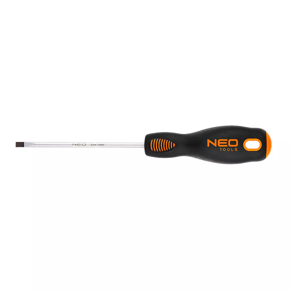Викрутка NEO TOOLS шліцьова 3.0 x 75 мм CrMo (04-011) Викрутка NEO TOOLS шліцьова 3.0 x 75 мм CrMo (04-011)
