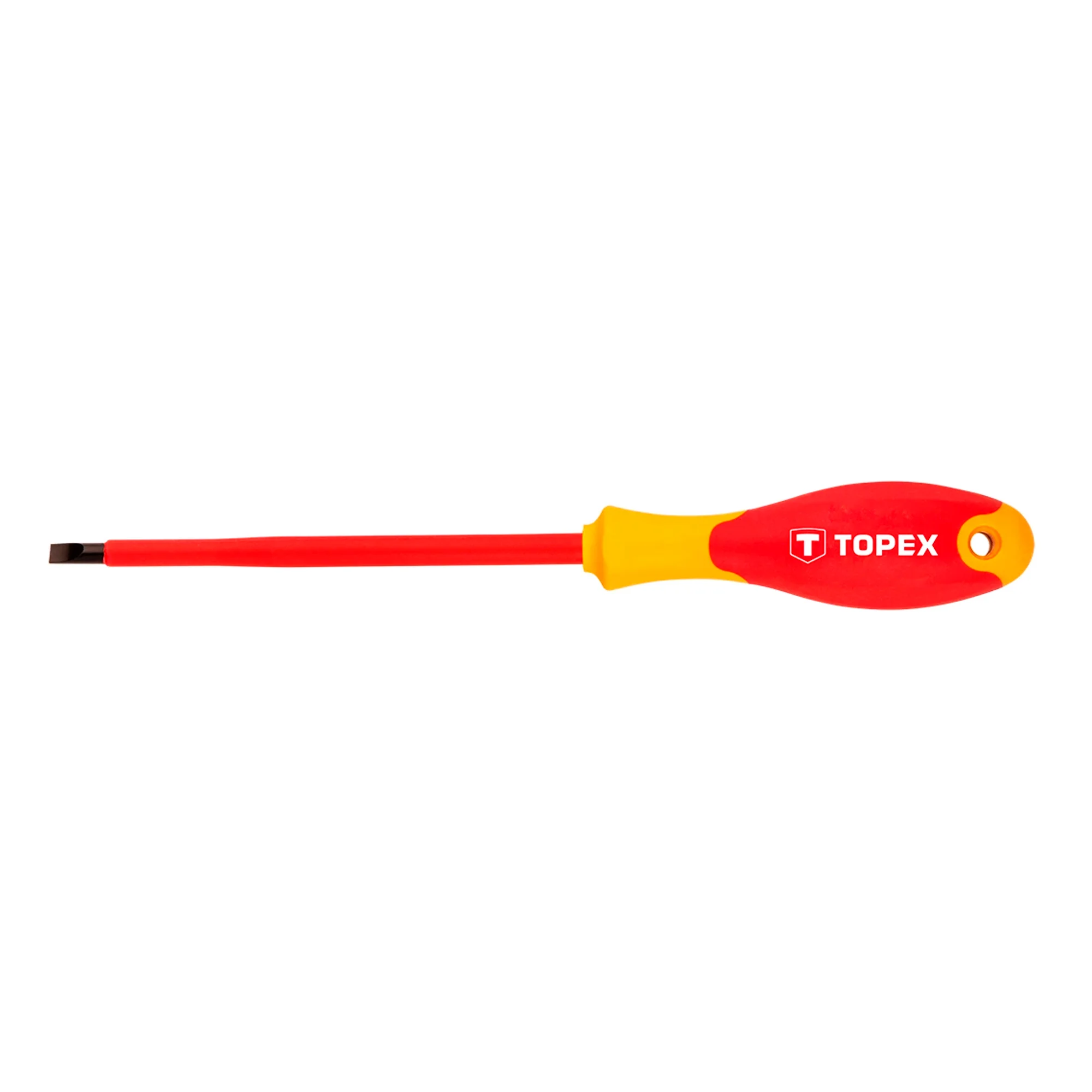 Отвертка шлицевая TOPEX 1000В, 5.5 x 125 5 мм (39D473)