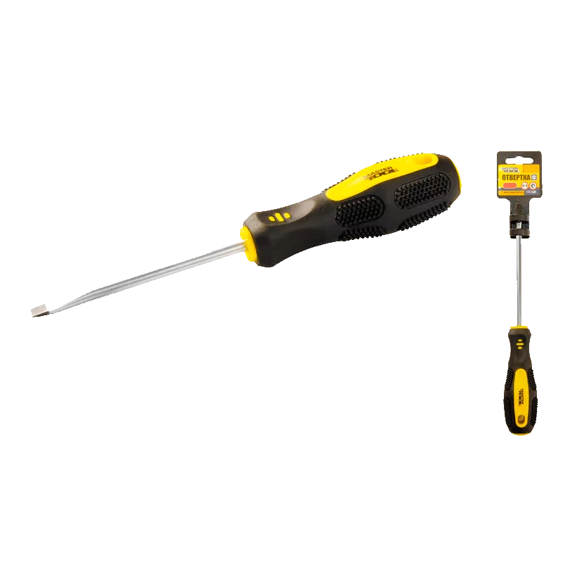 Отвёртка плоская SL6*100 MASTER TOOL (48-5610)