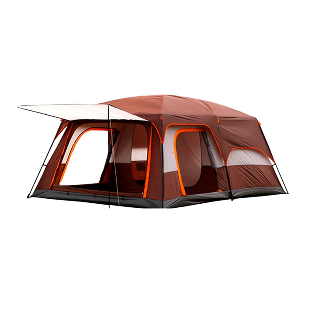 Палатка Axxis 3х(6ти) местная DrunkCarp с тамбуром и тентом 320*220*195 коричневая (ax-1223)