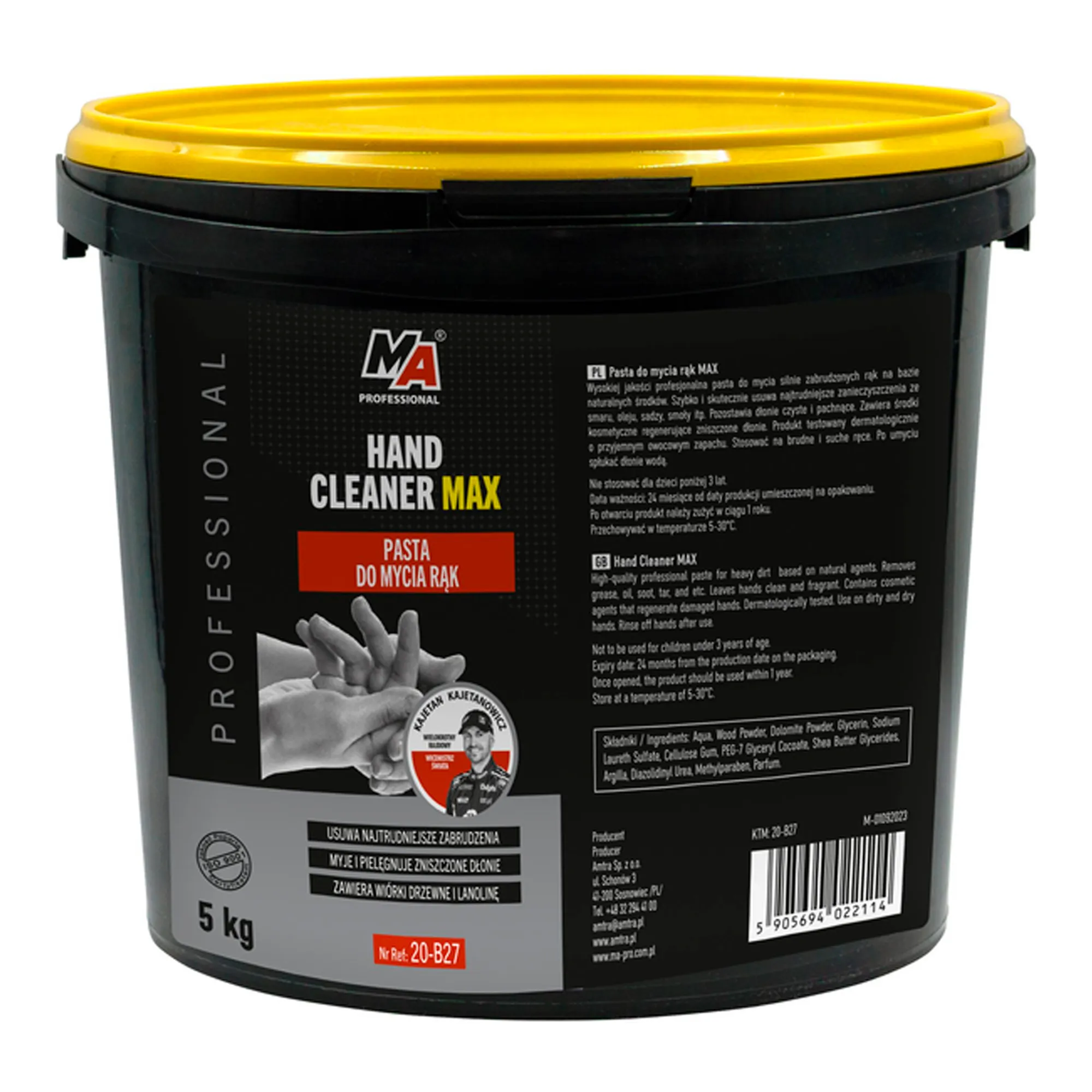 Паста для мытья рук Moje Auto Max 5кг (20-B27) Паста для мытья рук Moje Auto Max 5кг (20-B27)