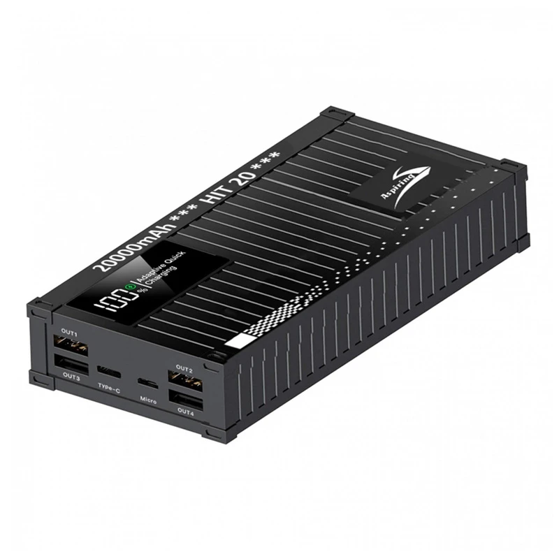 Павербанк Aspiring Hit 20 20000 mAh 22.5W QC/PD Black (PPHT.H02) Павербанк Aspiring Hit 20 20000 mAh 22.5W QC/PD Black (PPHT.H02)