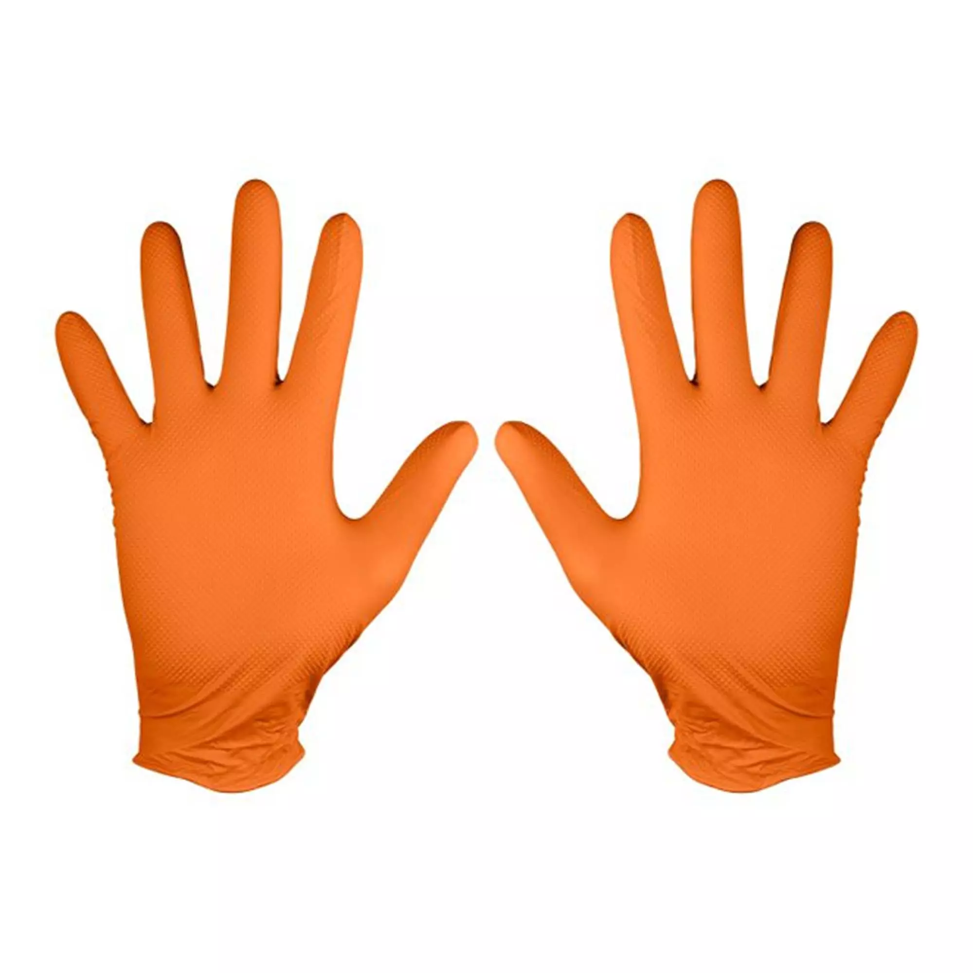 Перчатки нитриловые перфорированные NEO TOOLS, оранжевые, 50 шт., размер L (97-690-L)