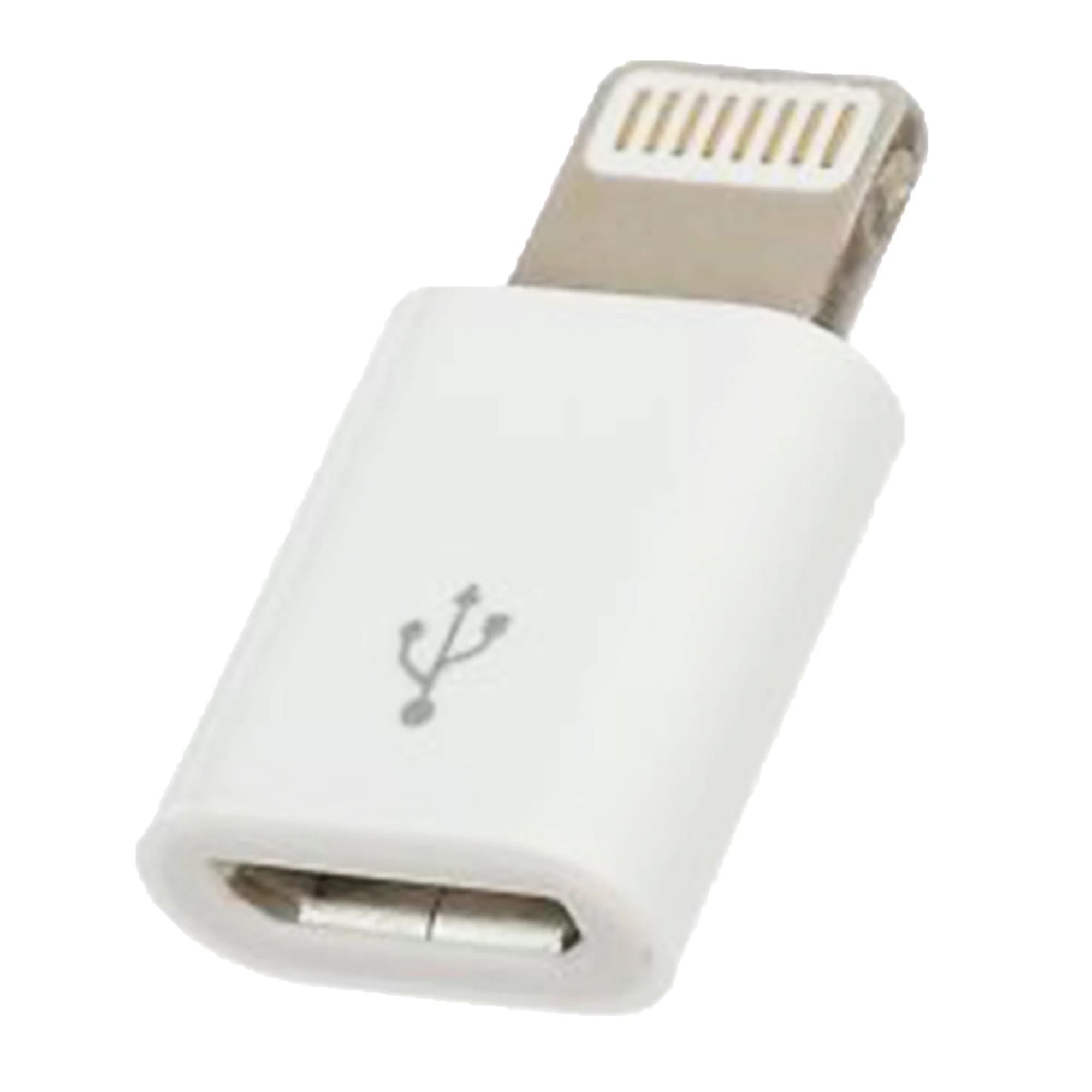 Переходник PowerPlant micro USB (F) - Lightning (M) (DV00DV4047)
