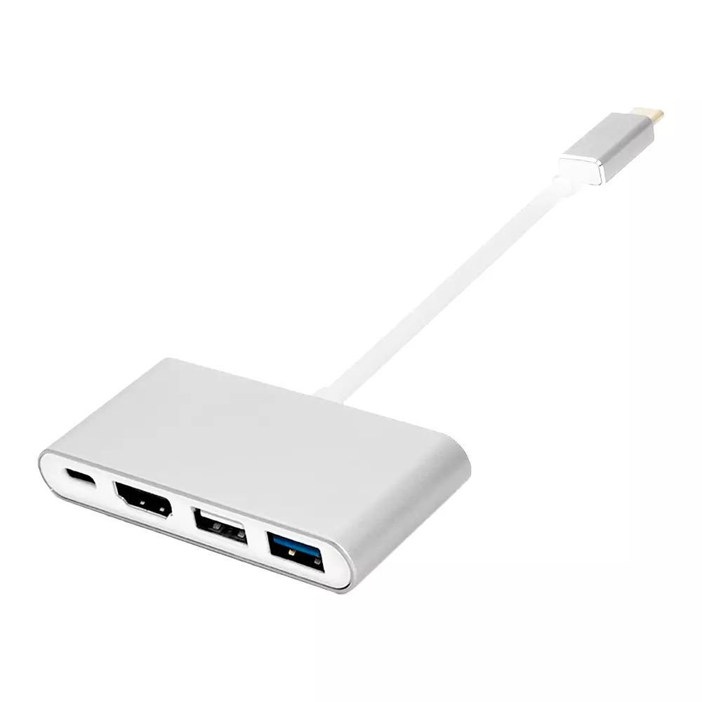 Переходник PowerPlant Type-C(M) - 4*USB 2.0/3.0 HDMI Type-C(F) (CA911707) Переходник PowerPlant Type-C(M) - 4*USB 2.0/3.0 HDMI Type-C(F) (CA911707)