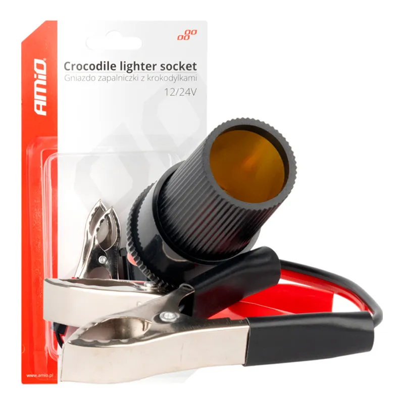Переходник прикуривателя AMiO 12V/24V 15см (03803/038031) Переходник прикуривателя AMiO 12V/24V 15см (03803/038031)