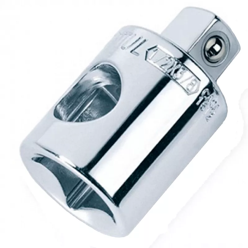 Переходник TOPTUL 1/2"х3/8" с отверстием (CAGA1612)