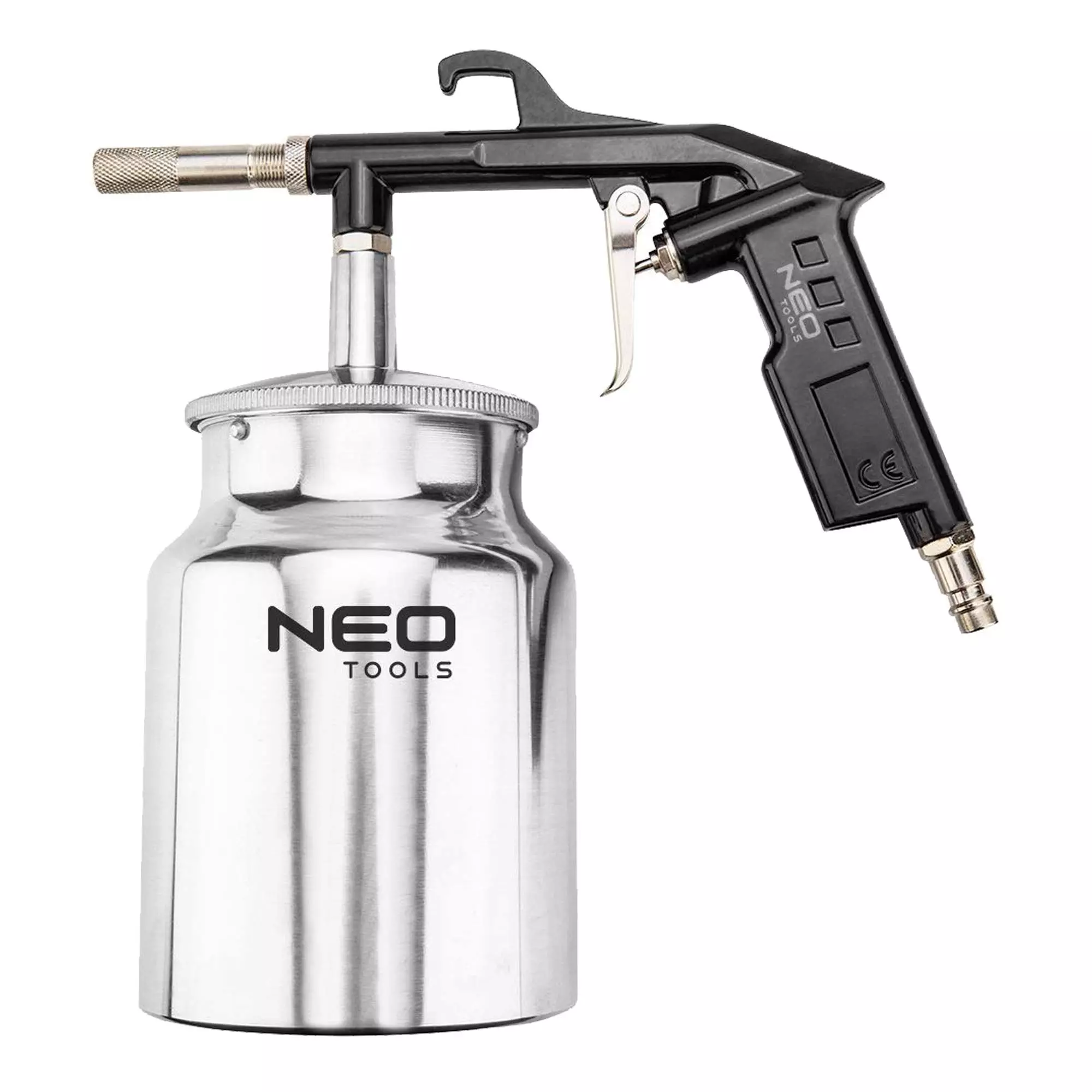 Пескоструйный пистолет NEO TOOLS с баком 750 см3 (14-724) Пескоструйный пистолет NEO TOOLS с баком 750 см3 (14-724)