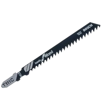Пилка для лобзика Bosch по дереву T 111 C, 3×100 мм, 100 шт (2608637878)