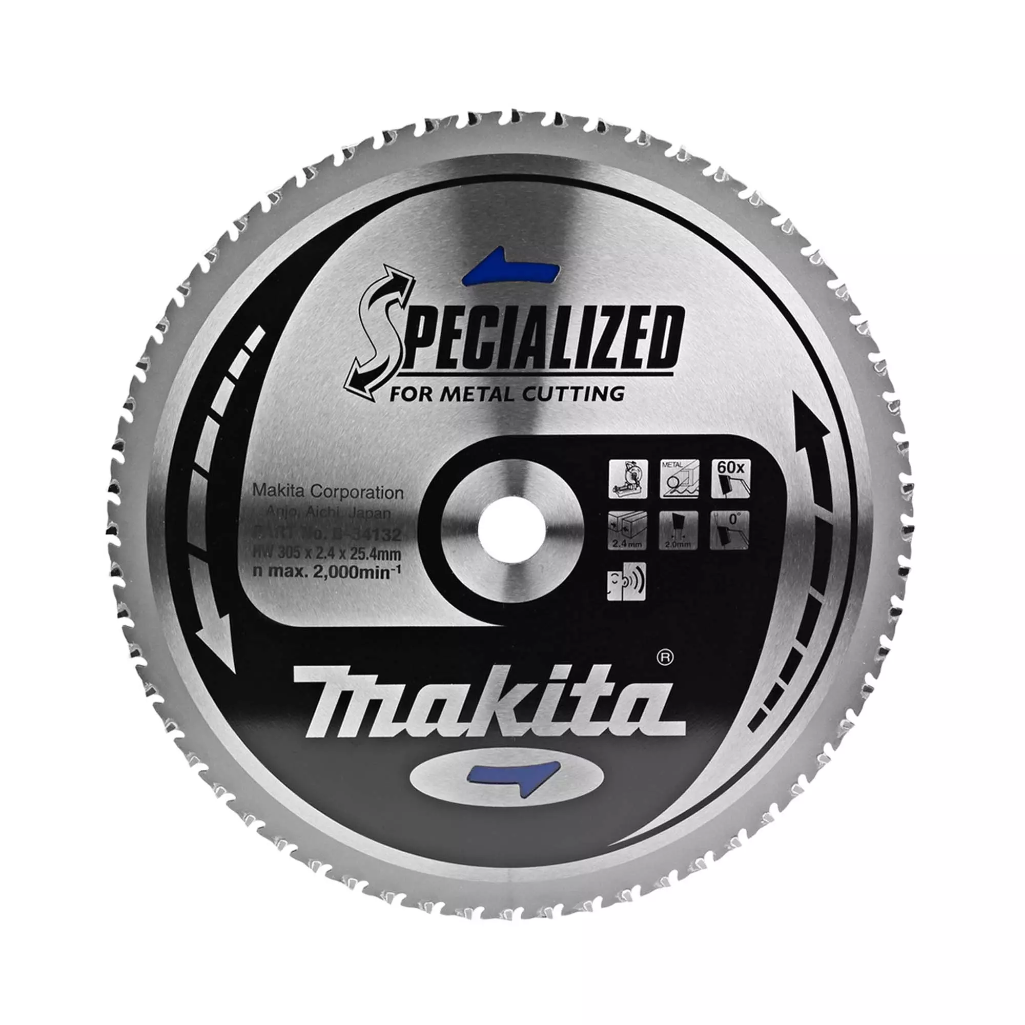 Пиляльний диск по металу Makita Specialized (B-34132)