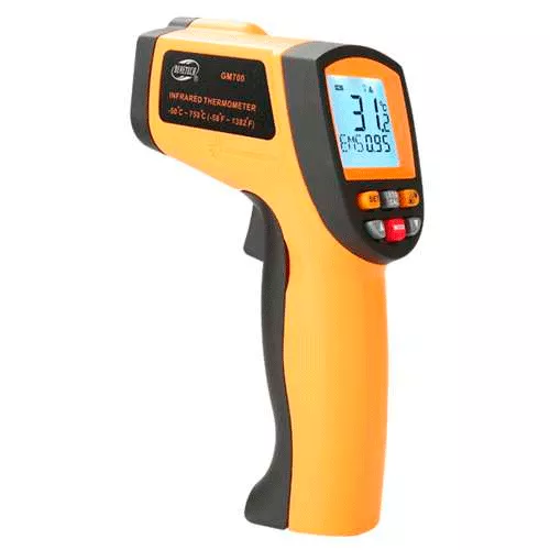 Пірометр інфрачервоний безконтактний BENETECH -50~750℃ (GM700) Пірометр інфрачервоний безконтактний BENETECH -50~750℃ (GM700)