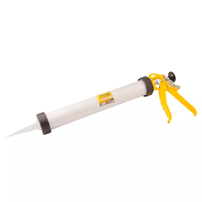 Пістолет для герметиків MASTER TOOL 380 мм, туба 600 мл ПРОФІ (80-0237) Пістолет для герметиків MASTER TOOL 380 мм, туба 600 мл ПРОФІ (80-0237)
