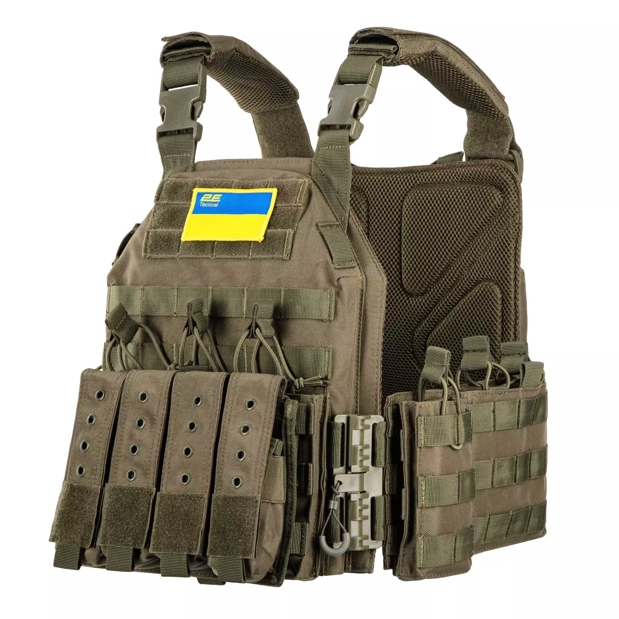 Плитоноска Combat с дополнительными подсумками Тип 3 2Е зеленая (2E-MILPLACARTYPE3-YC-OG) Плитоноска Combat с дополнительными подсумками Тип 3 2Е зеленая (2E-MILPLACARTYPE3-YC-OG)