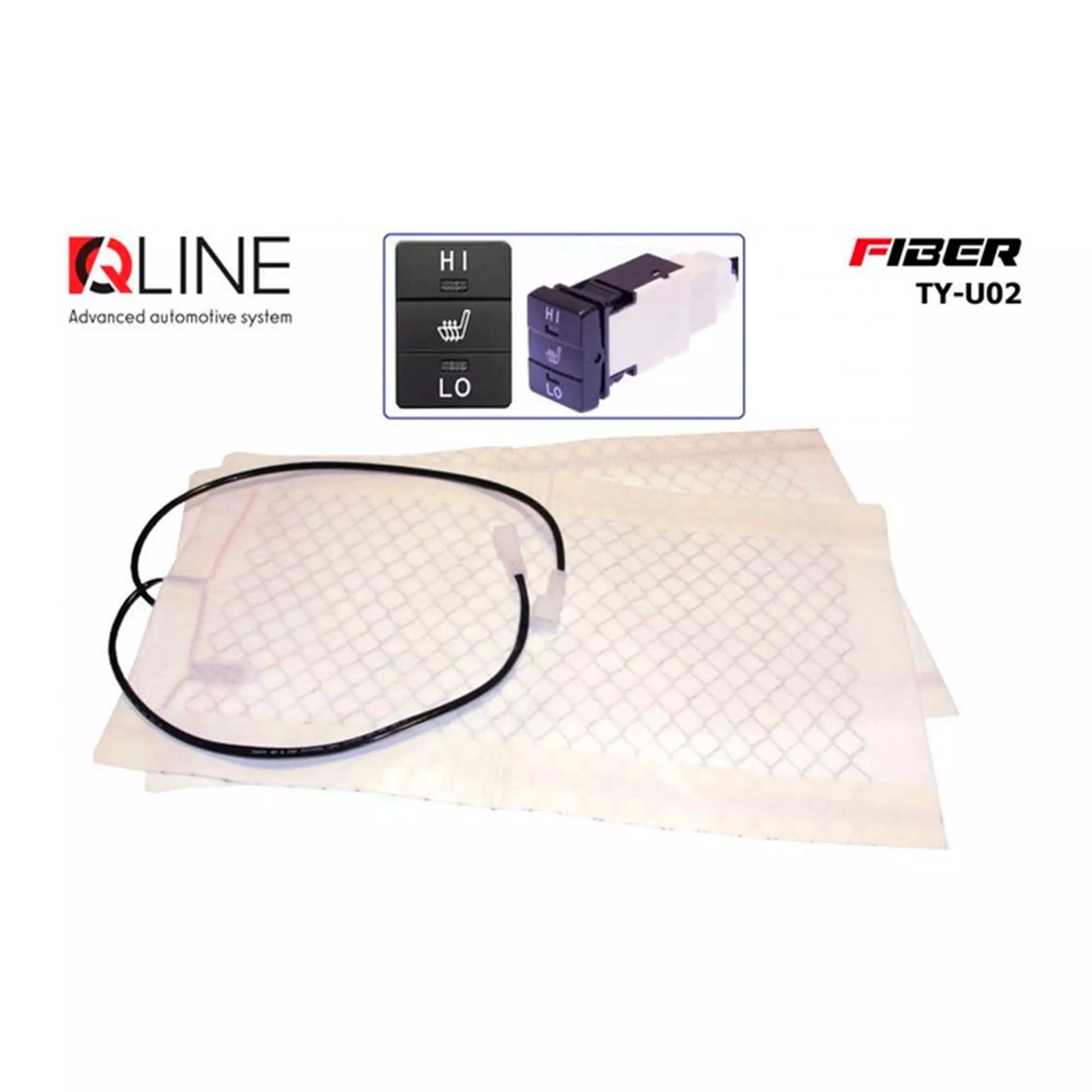 Підігрів сидінь QLine Fiber TY-U02 Підігрів сидінь QLine Fiber TY-U02