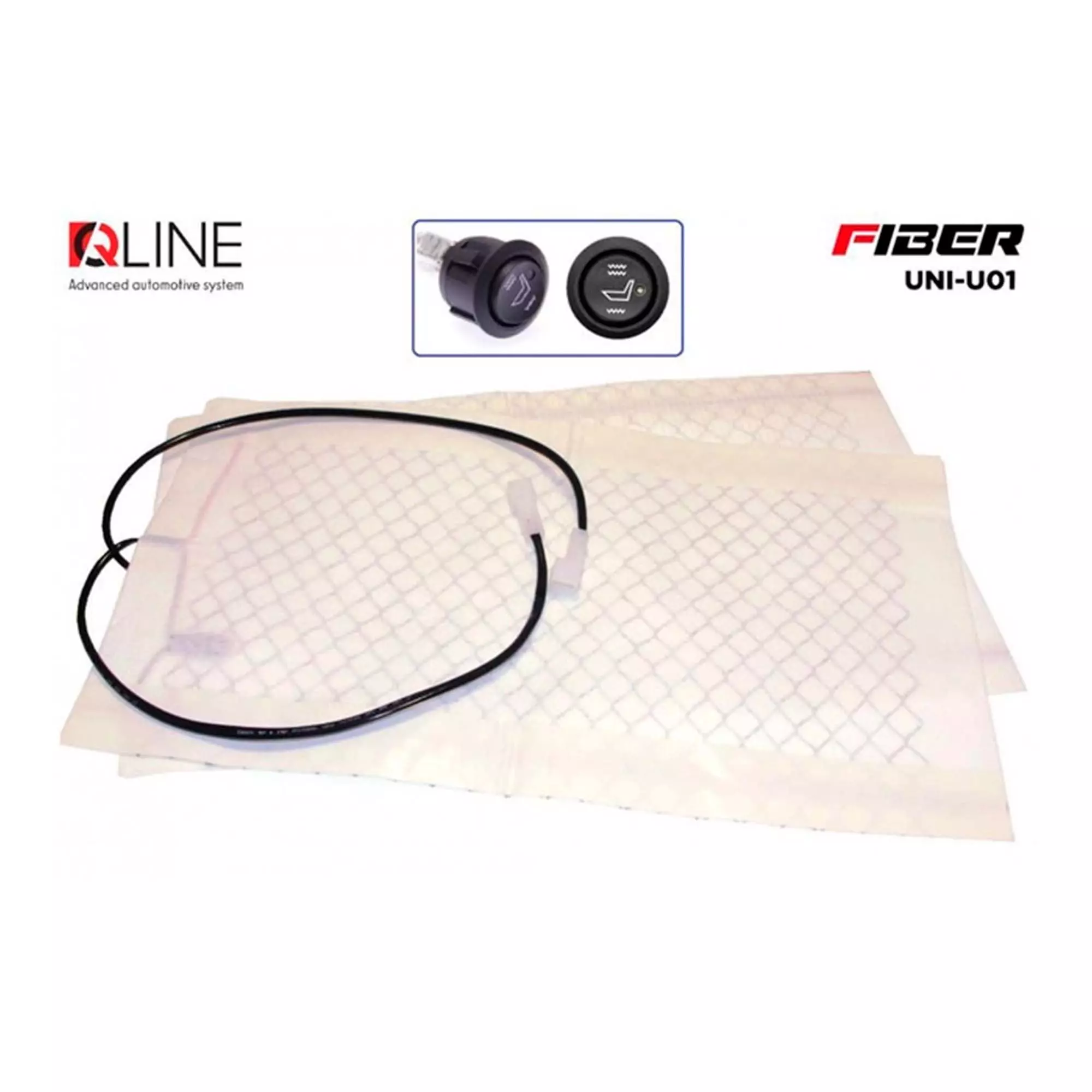 Подогрев сидений QLine Fiber UNI-U01 Подогрев сидений QLine Fiber UNI-U01
