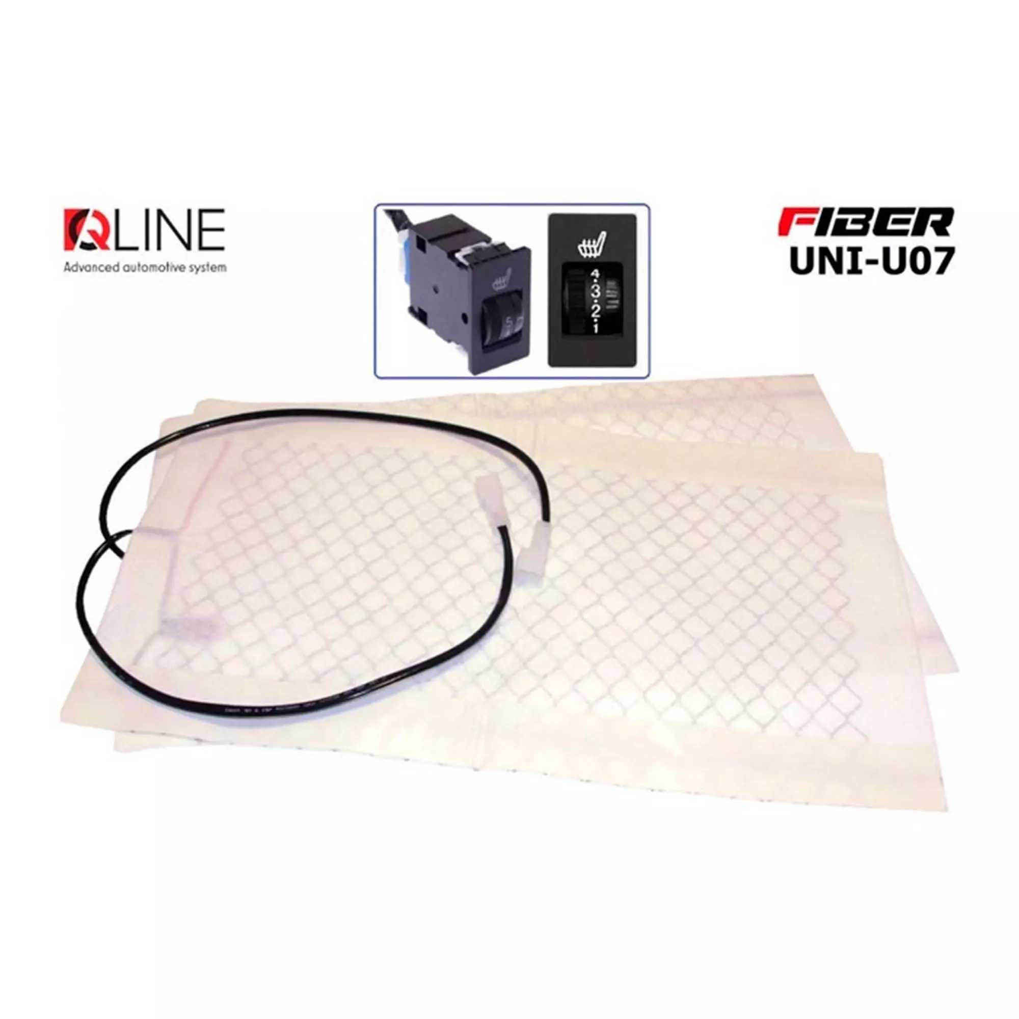 Подогрев сидений QLine Fiber UNI-U07 Подогрев сидений QLine Fiber UNI-U07