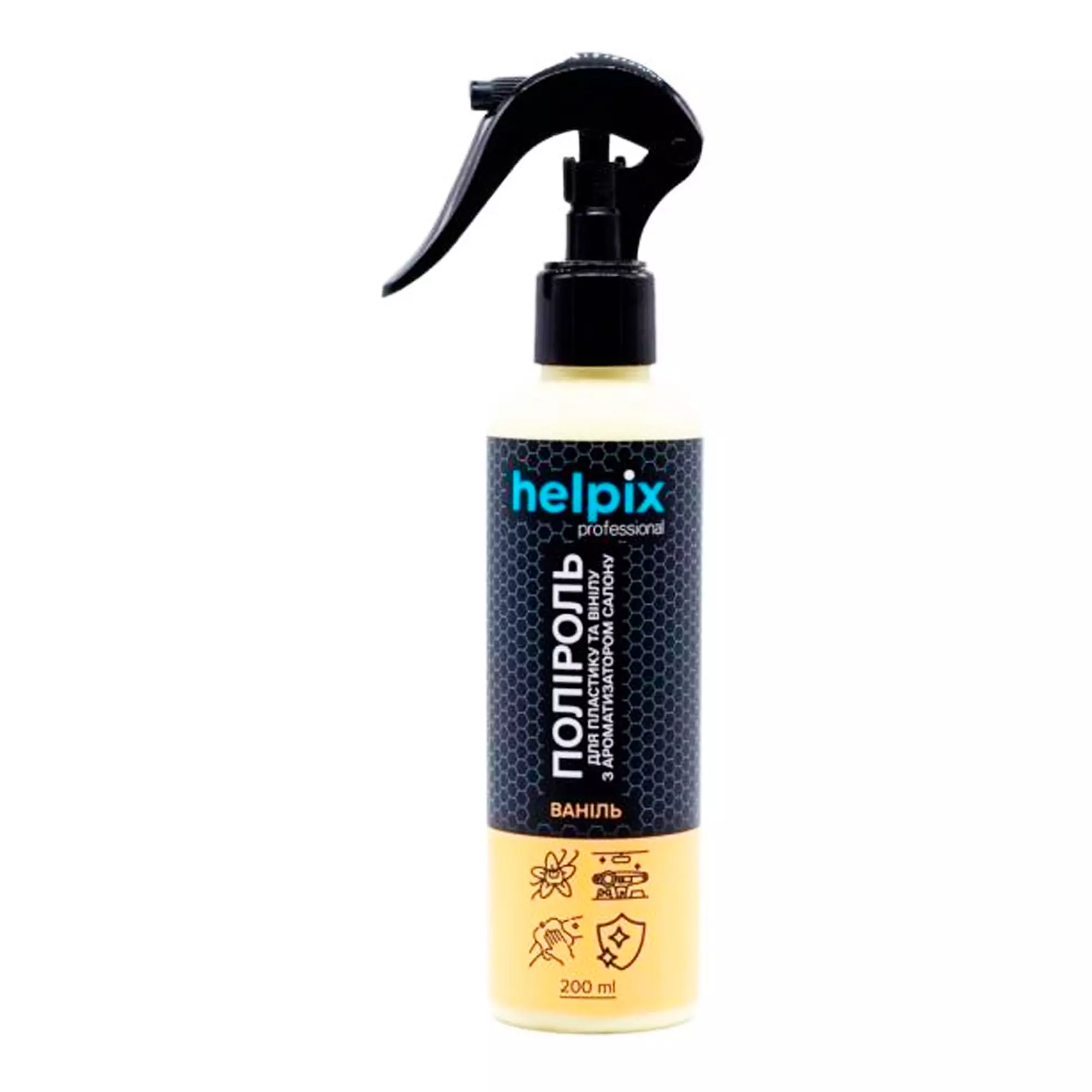 Полироль для пластика HELPIX Professional ваниль 0,2 л (801473)