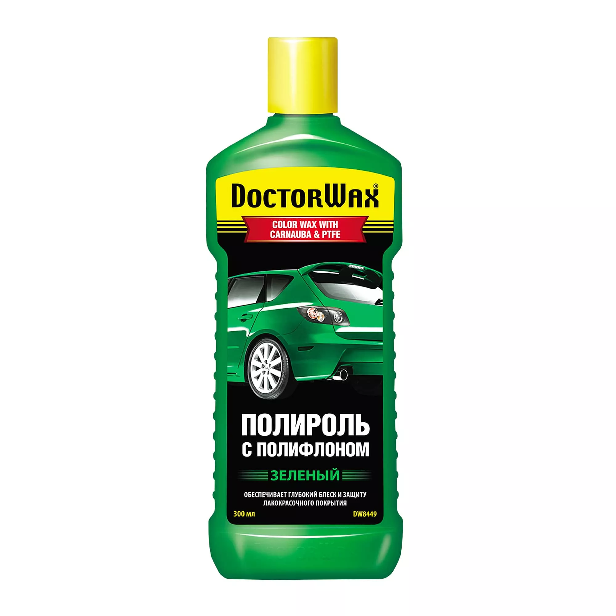 Полироль DOCTORWAX с полифлоном Green 300мл (DW8449) Полироль DOCTORWAX с полифлоном Green 300мл (DW8449)