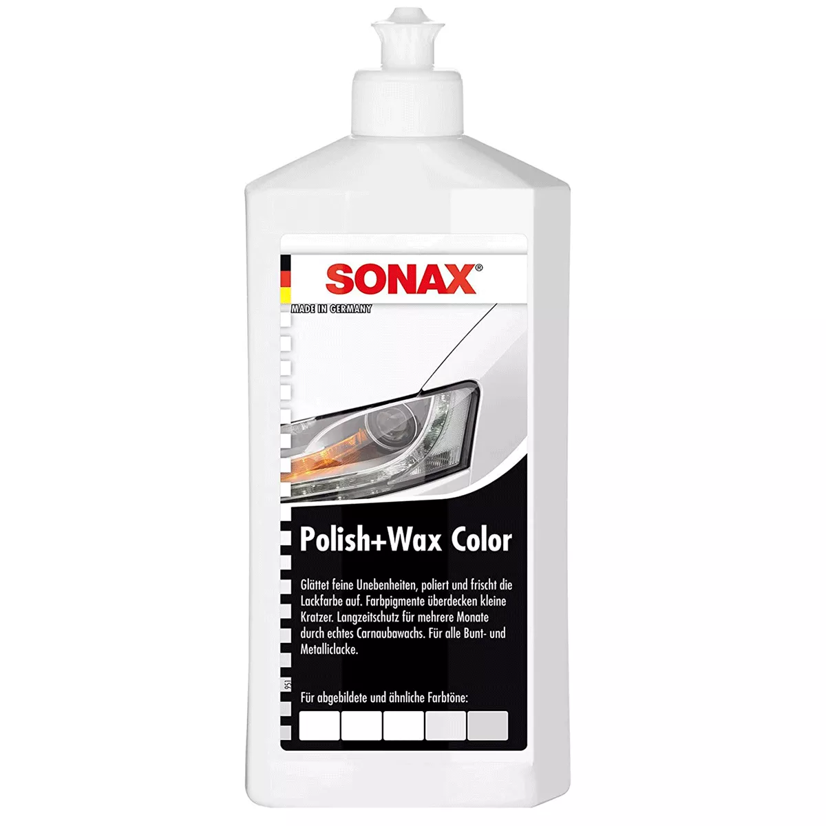 Поліроль з воском SONAX білий 500 мл (296000)