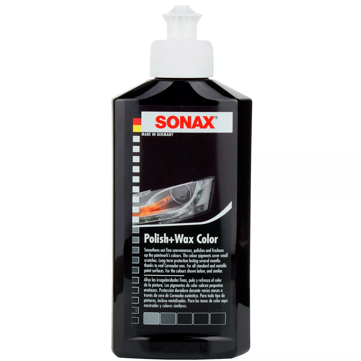 Полироль с воском SONAX NanoPro черный 250 мл (296145/296141)