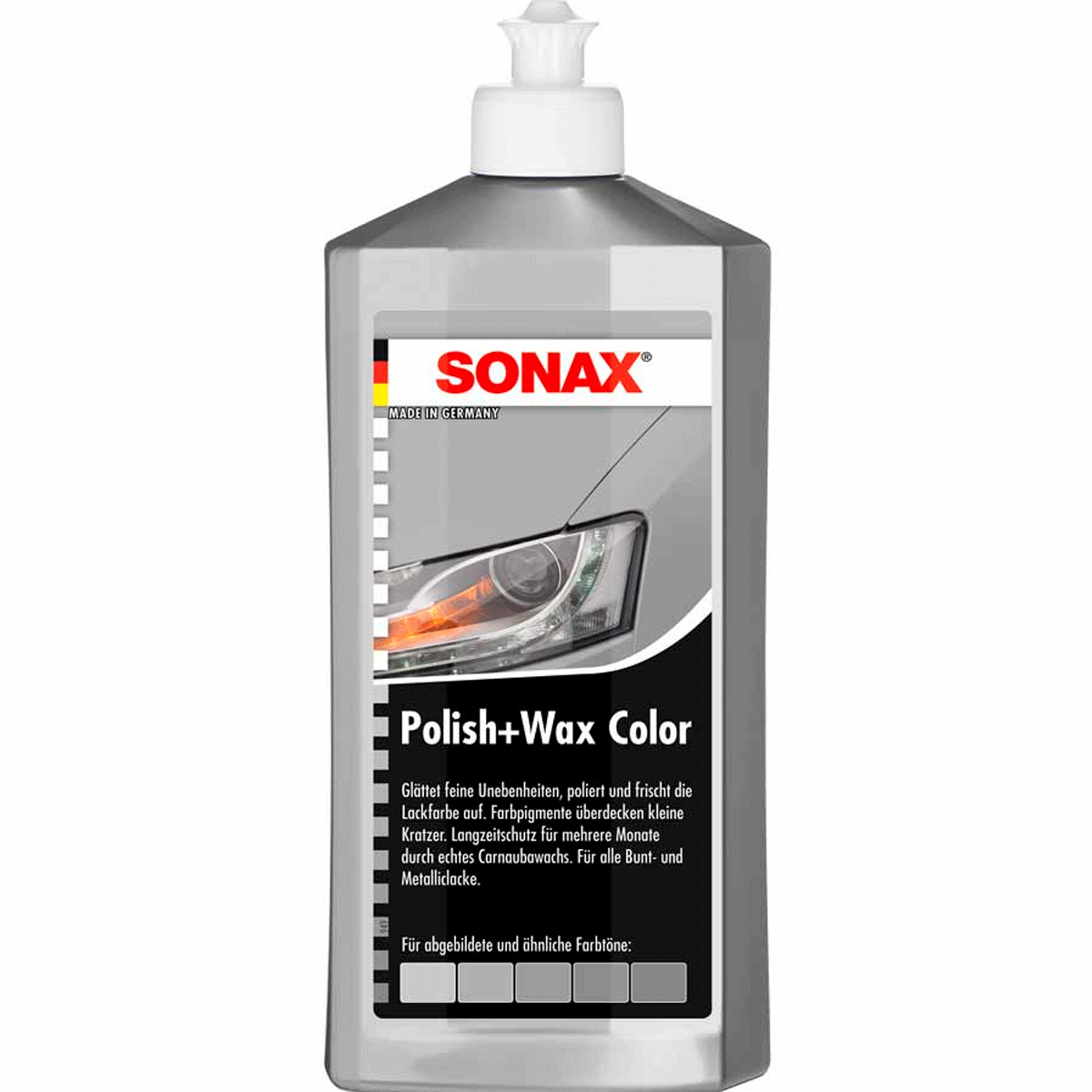 Полироль с воском SONAX серебристый 500 мл (296300)